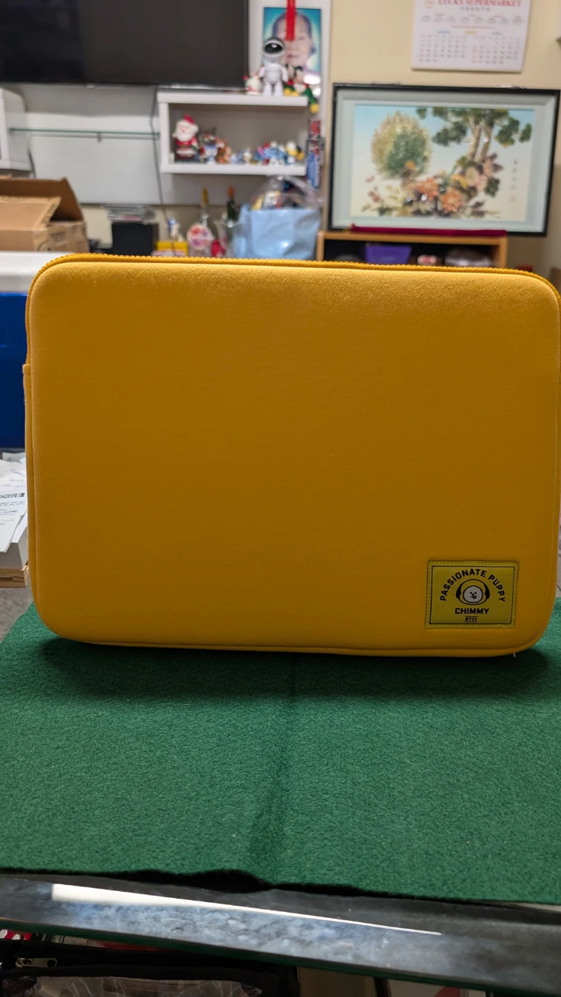 Yellow Chimmy BT21 Laptop Sleeve Case - photo 2