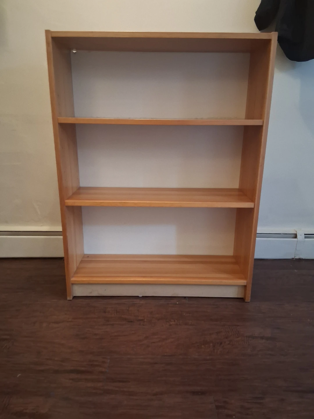 3-Shelf Wooden Bookcase