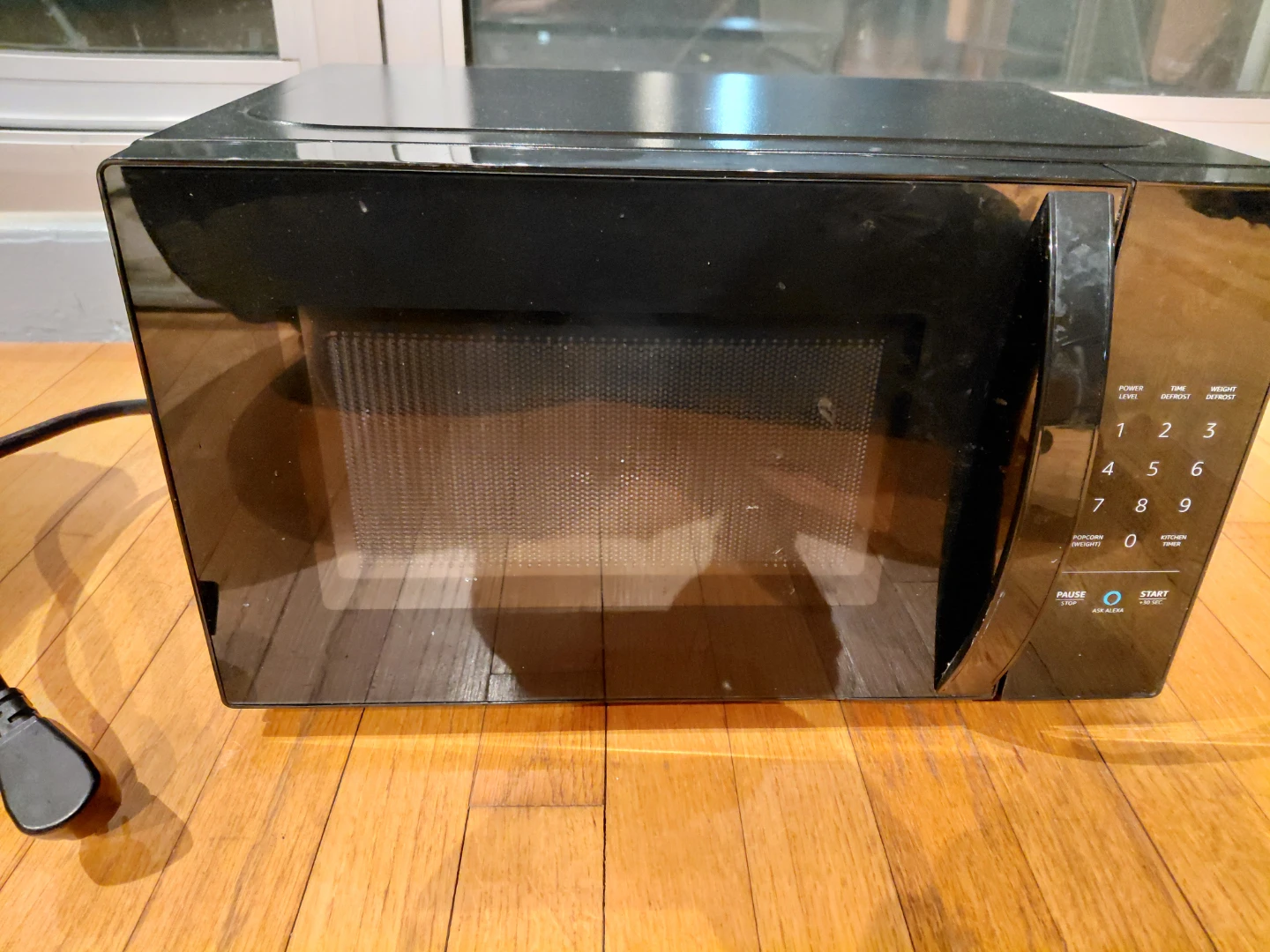 Black Countertop Microwave