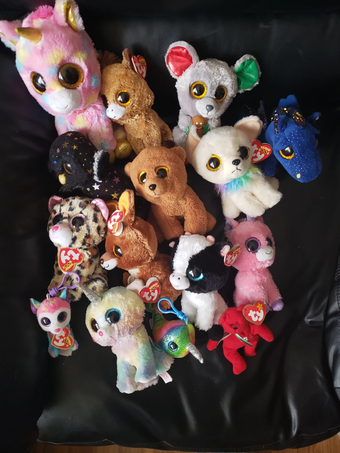 15 Assorted Ty Beanie Boos Plush Toys