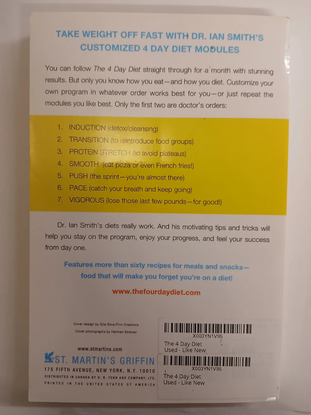 The 4 Day Diet by Ian K. Smith, M.D. - photo 2