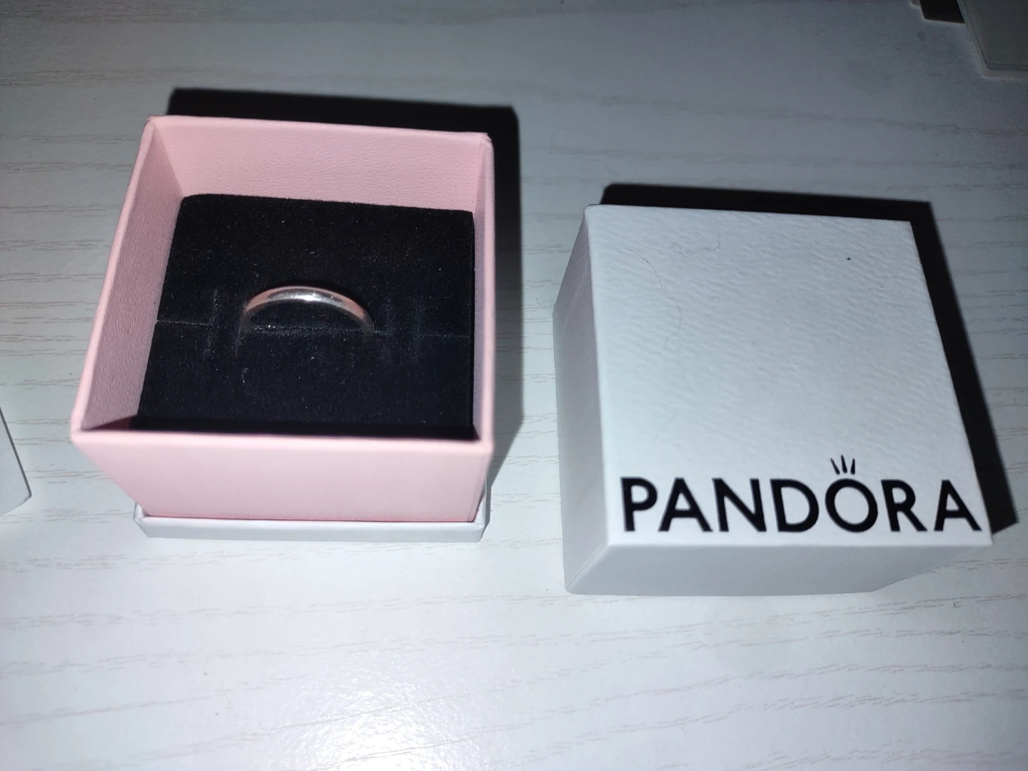 Pandora Ring - plain silver - size 4.5