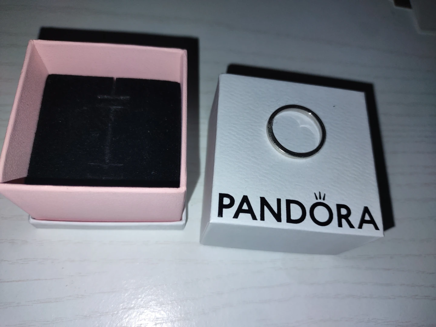 Pandora Ring - plain silver - size 4.5 - photo 2