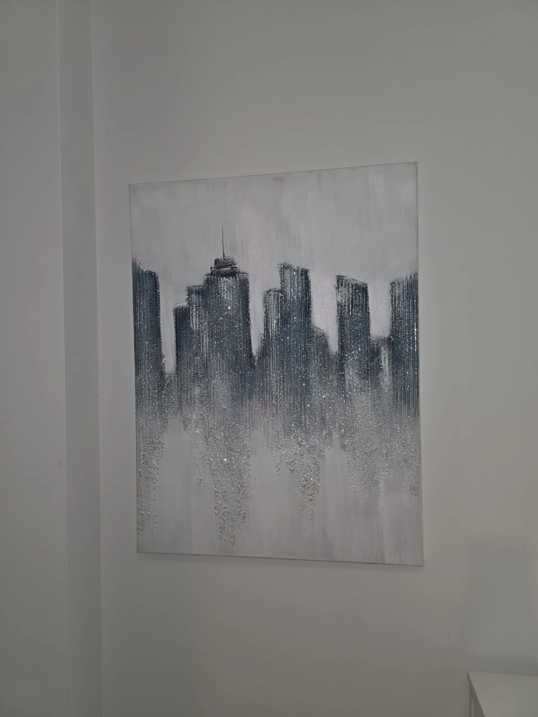 Textured Cityscape Wall Art