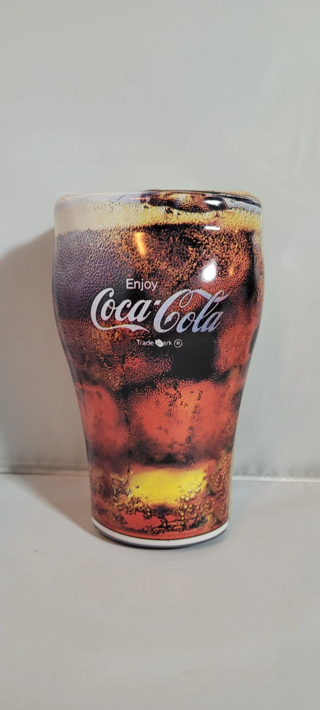 Coca-Cola Glass Shaped Tin