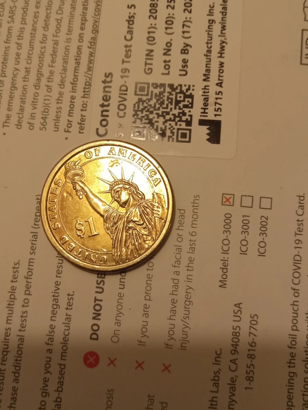James Garfield Presidential Dollar Coin - photo 3