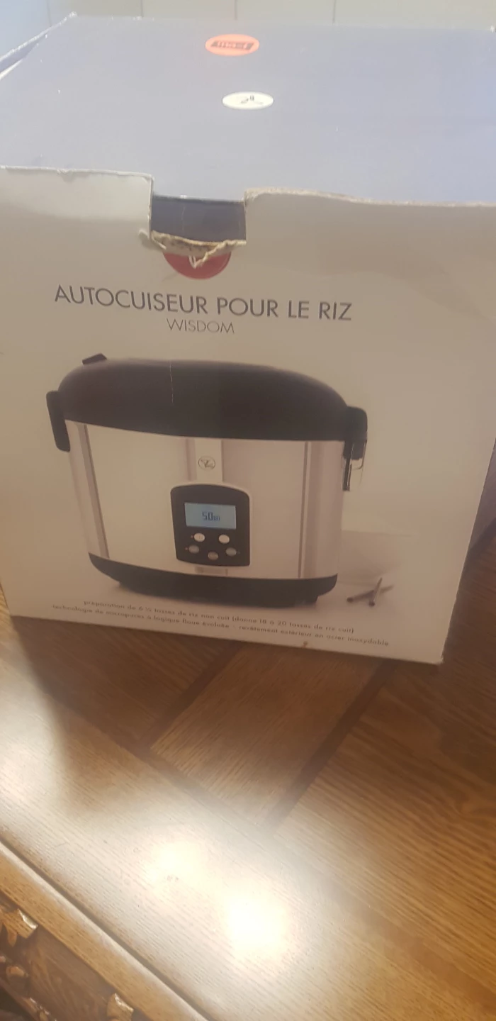 Wisdom "Autocuiseur pour le riz" Rice Cooker