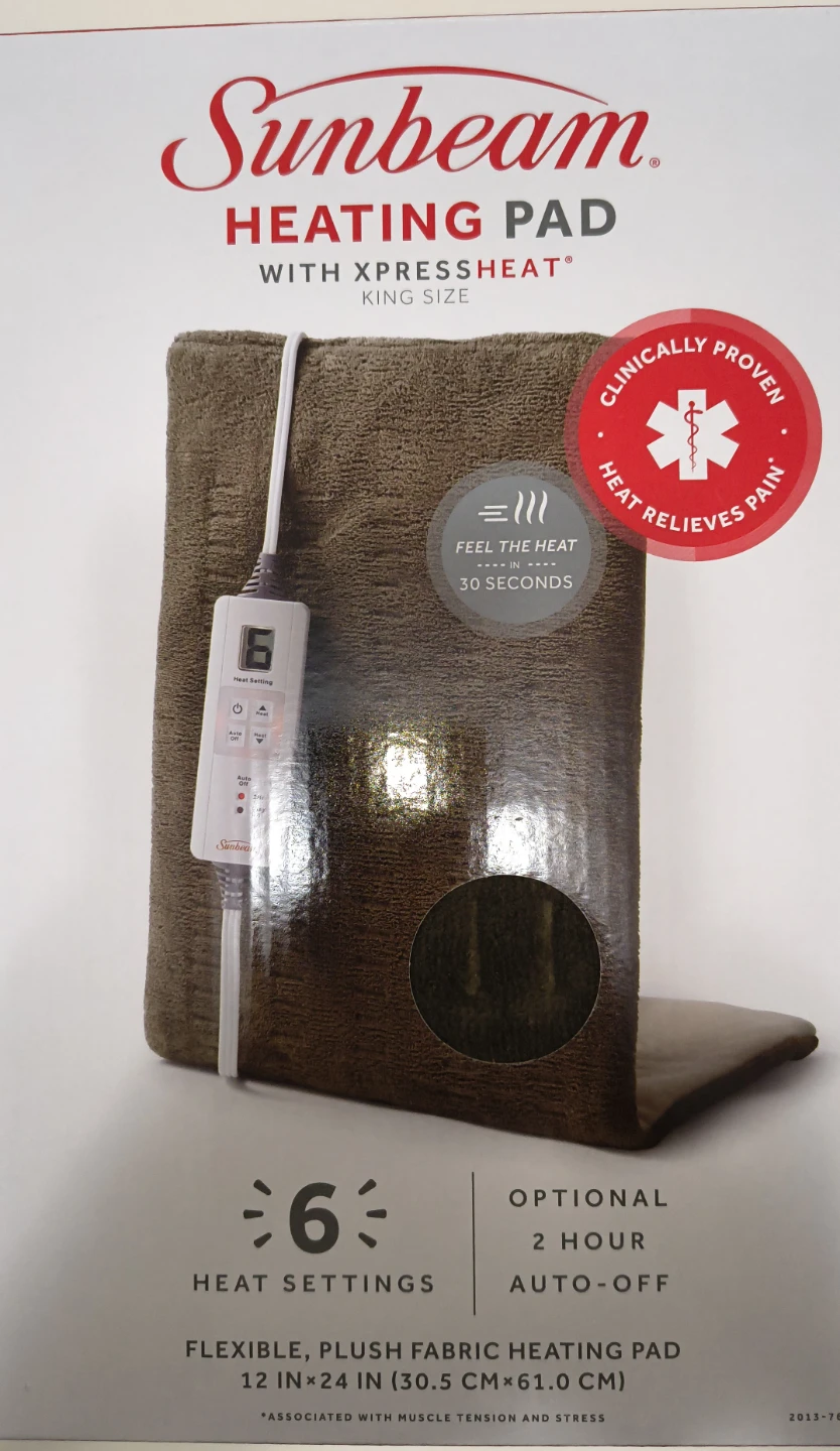 Sunbeam King Size Heating Pad with XpressHeat