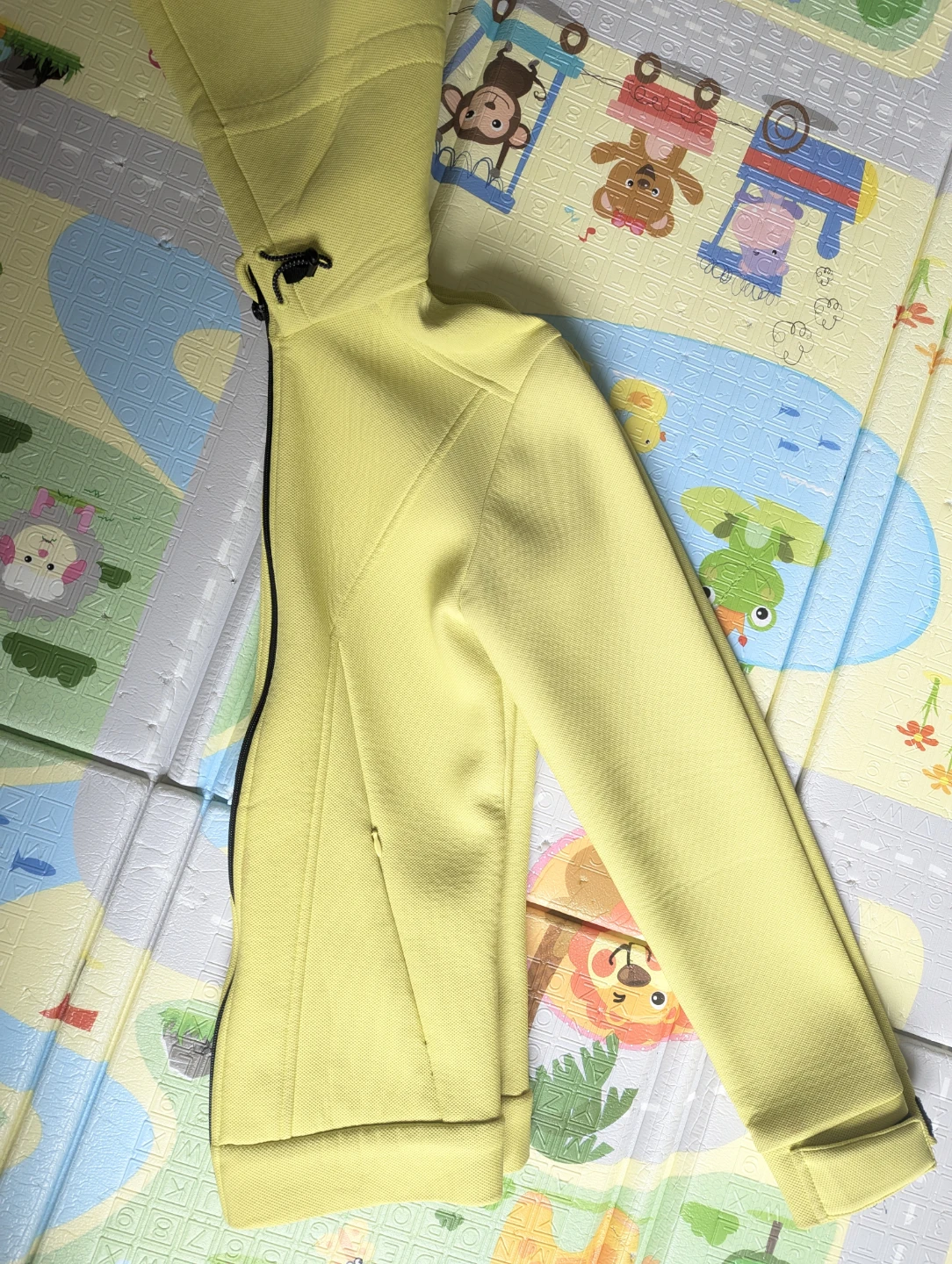 Armani Exchange AX Zip-Up Hoodie Jacket Yellow XS/TP - photo 3
