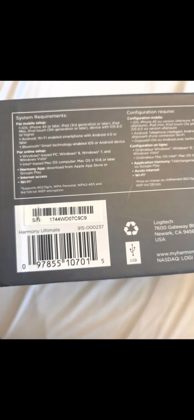 Logitech Harmony Ultimate Home Remote Control System - photo 5