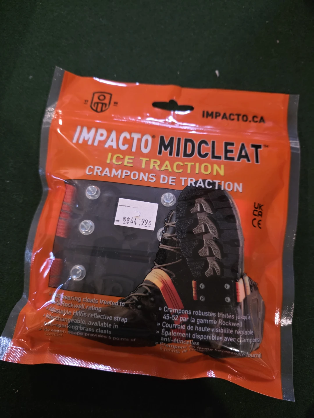 Impacto Midcleat Ice Traction Crampons