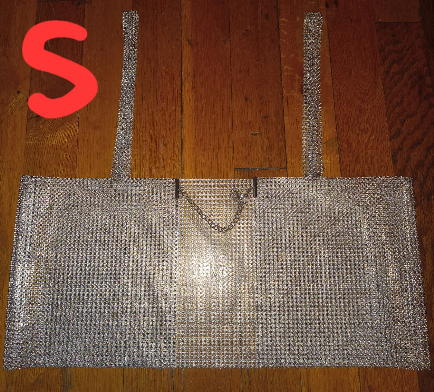 Pretty Mesh Rhinestone Crop Top - photo 2