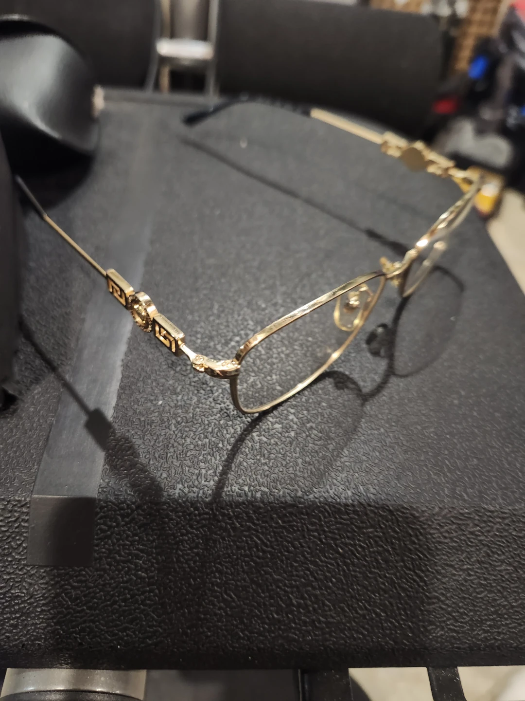 Gold-tone Versace Eyeglasses