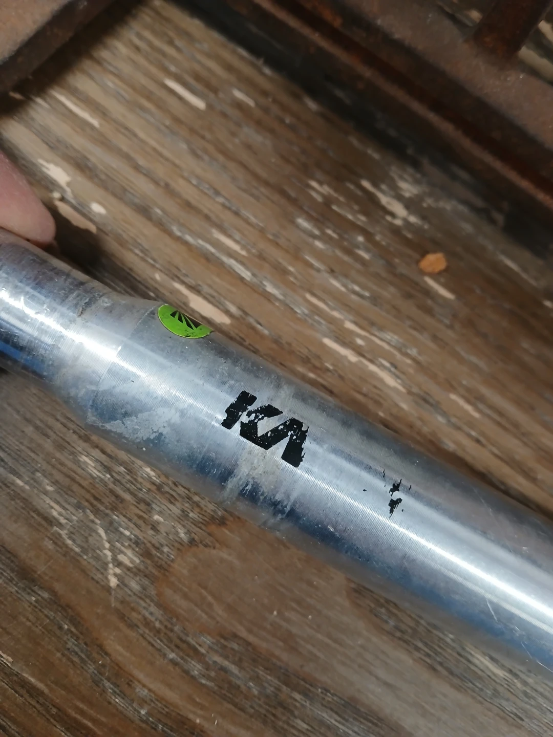 KA Silver Aluminum Bike Seatpost 27.2mm 🧡 - photo 2