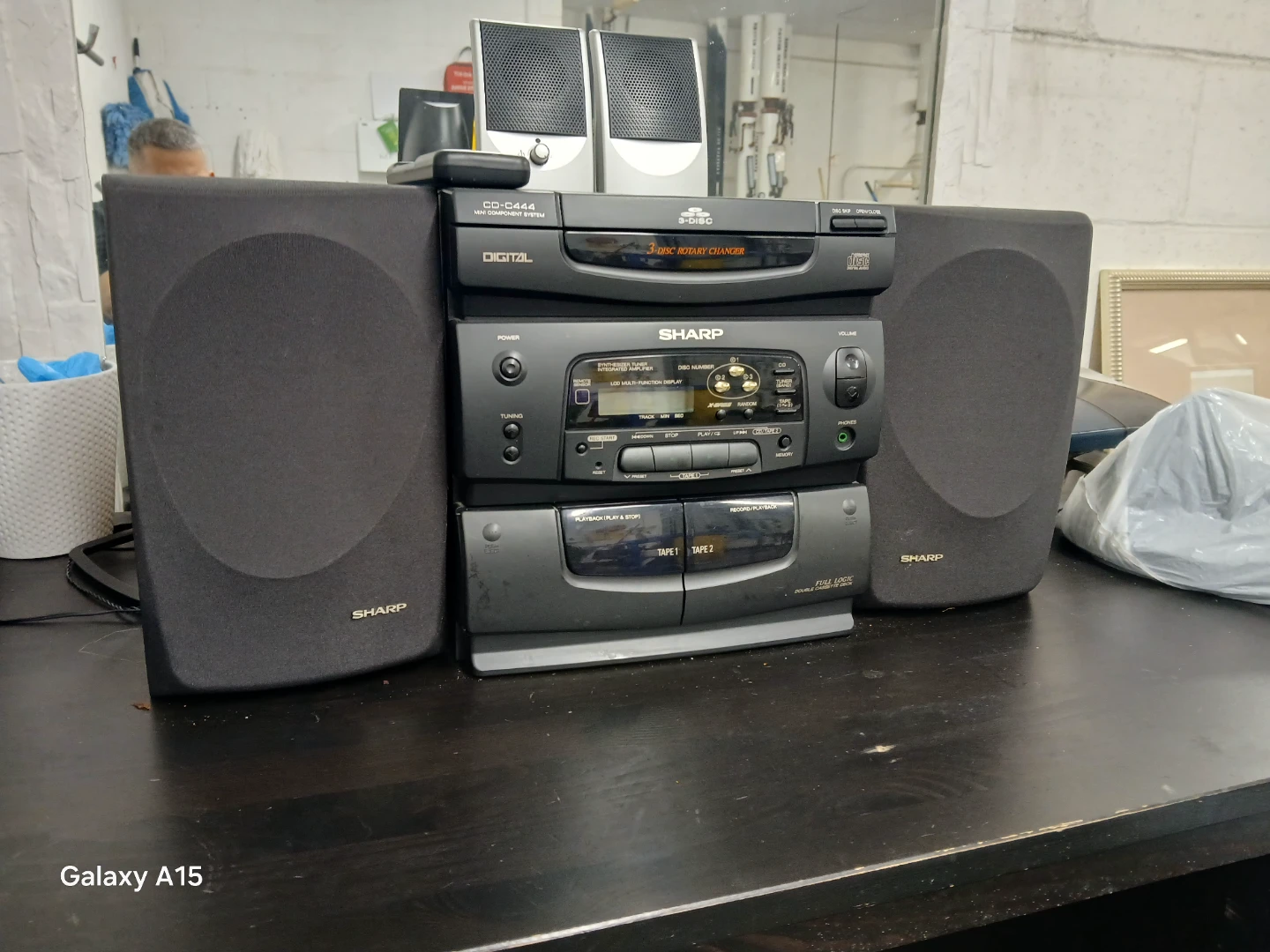 Sharp CD-C444 Mini Component System with 3-Disc Changer