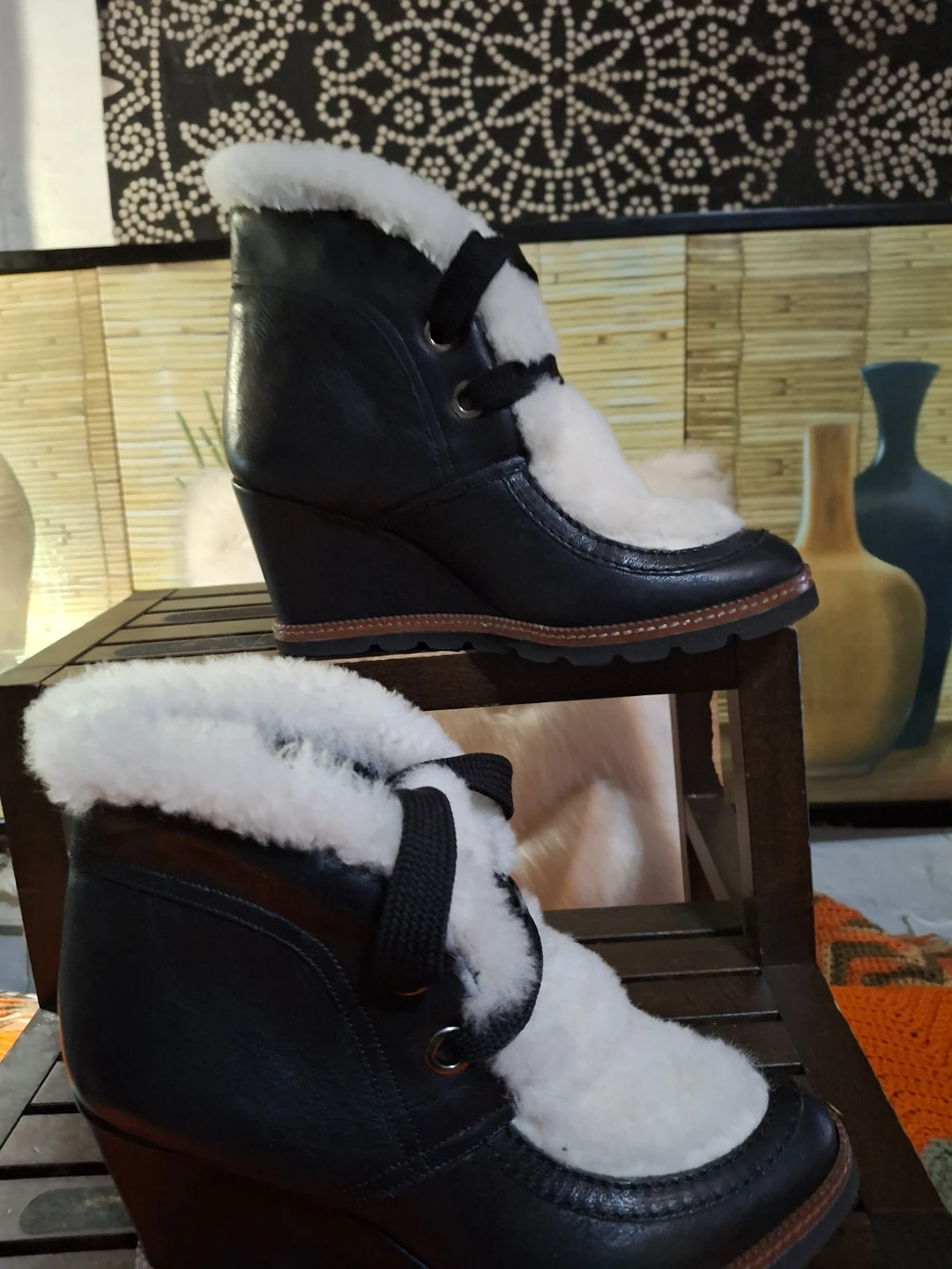 Ladies  wedge heel boots - photo 5
