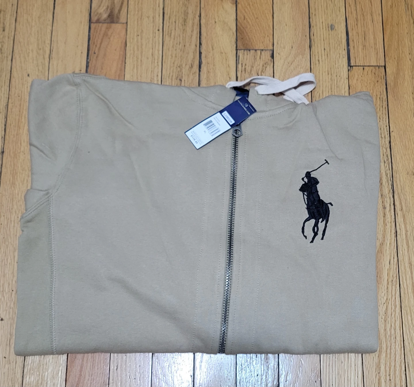 Polo by Ralph Lauren Full Zip Hoodie Men's XL Tan - photo 4