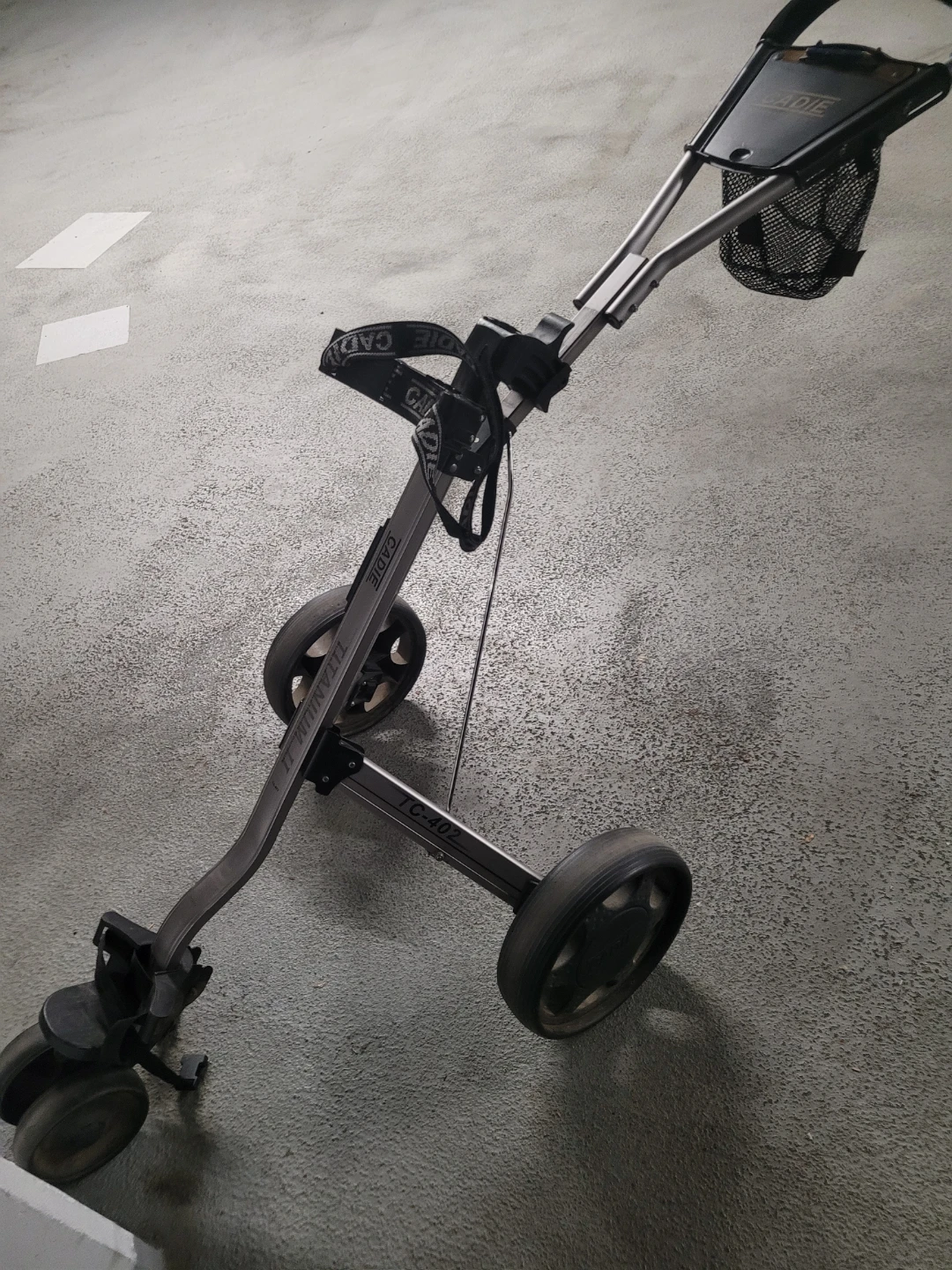 CADIE Titanium II Golf Push Cart