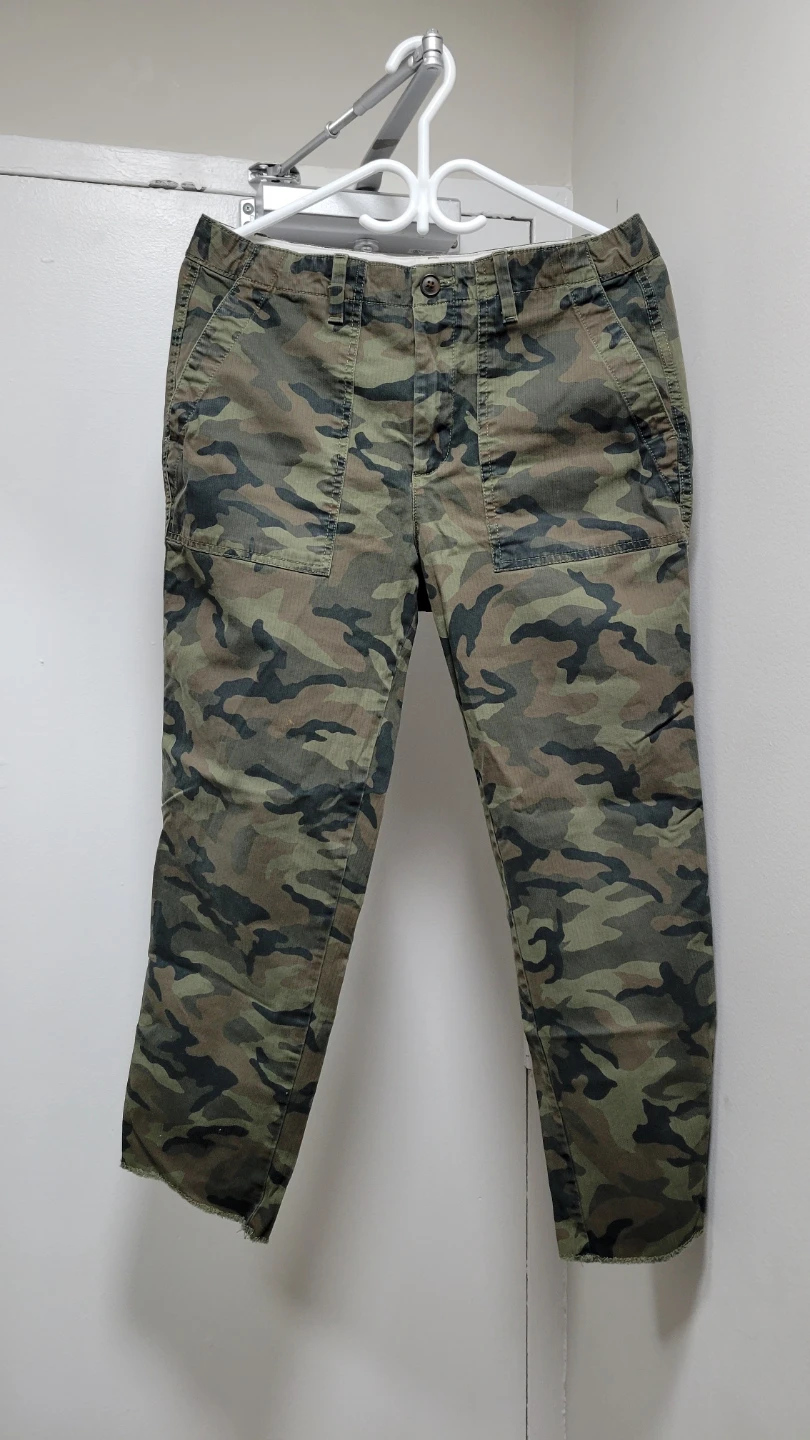 Gap Girlfriend Chino Pants Camo
