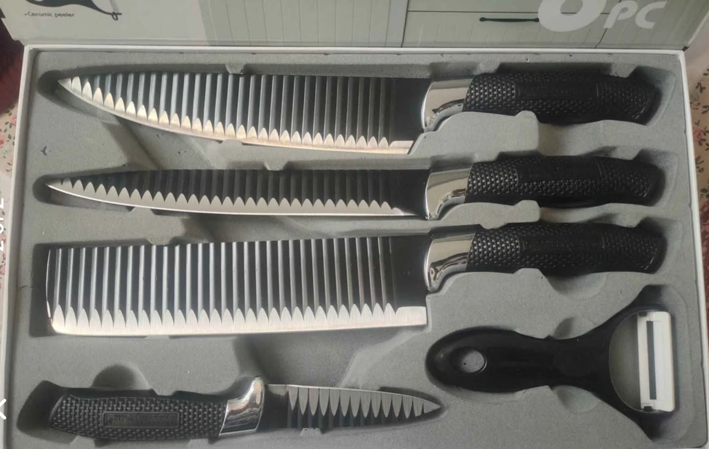 Home Belle Bell's Kitchenware 6 Piece Knife Set with Peeler - photo 2