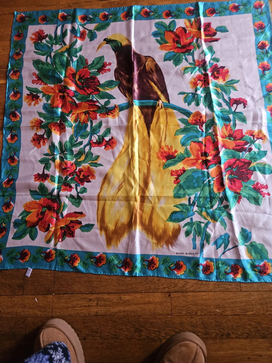 Chas. R. Knight 100% Silk Scarf - photo 2