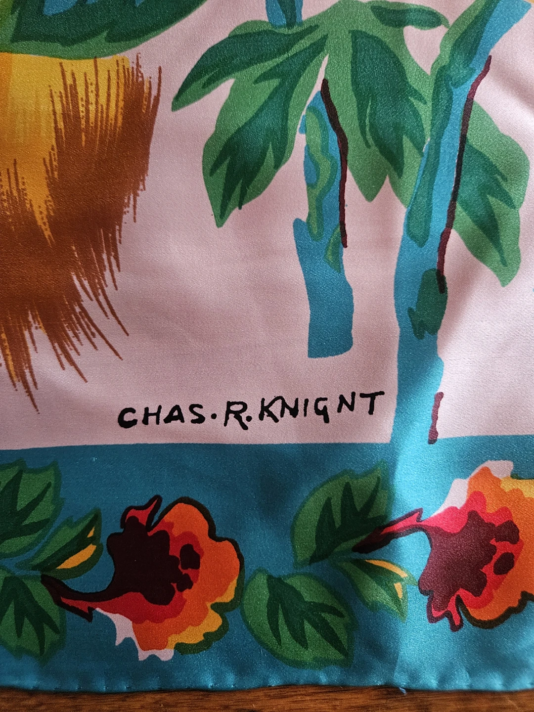 Chas. R. Knight 100% Silk Scarf - photo 3