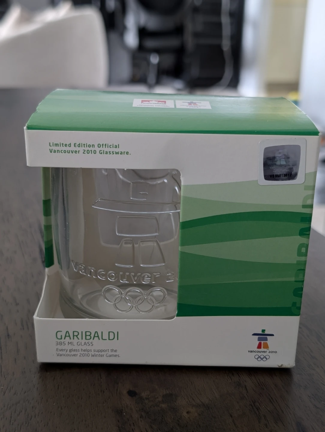 Vintage Garibaldi Vancouver 2010 Olympics 385 ML Glass
