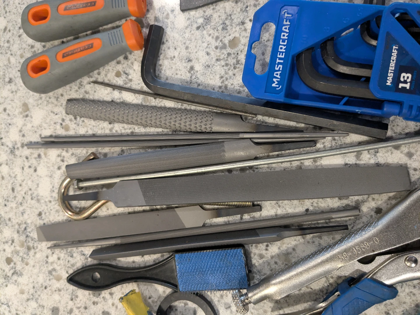 Tools, pliers, square, files, Allen - photo 3