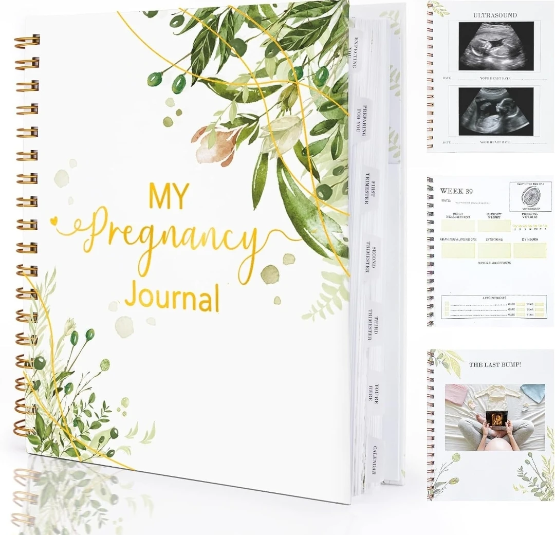 Pregnancy Journal Memory Book, 190 Pages Pregnancy Planner