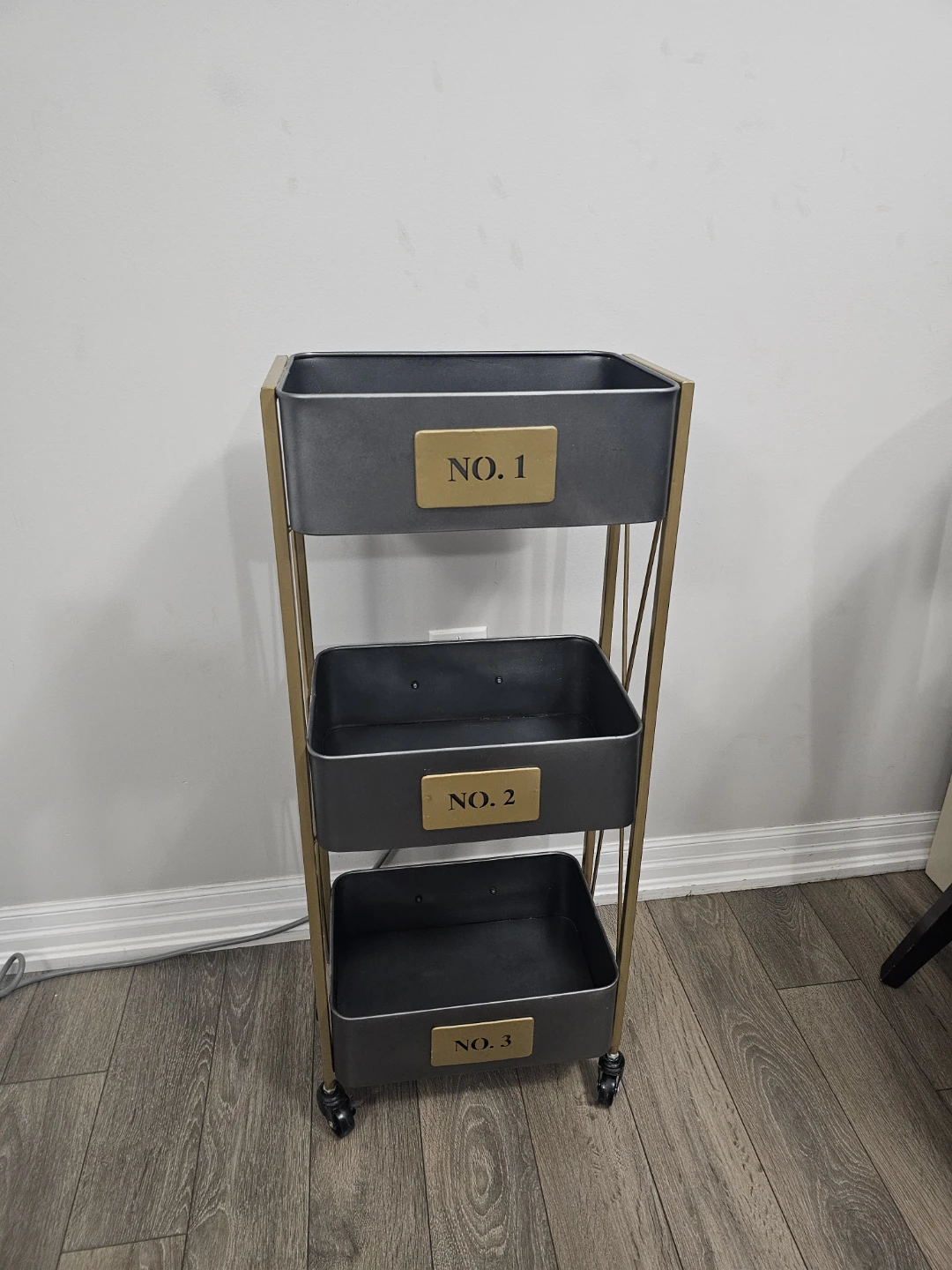3-Tier Rolling Cart