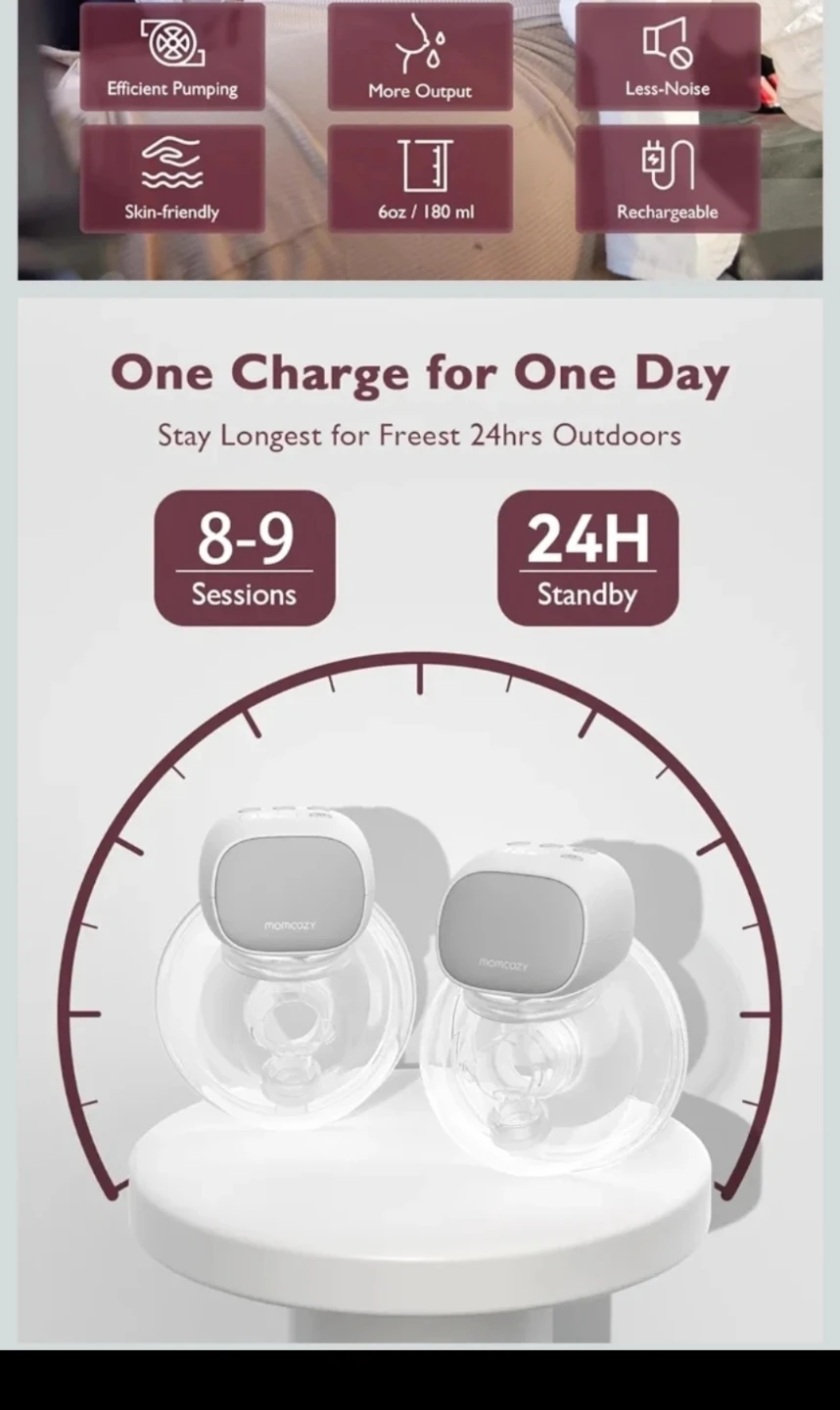 New Momcozy S9 Pro Updated Hands Free Breast Pump - photo 4