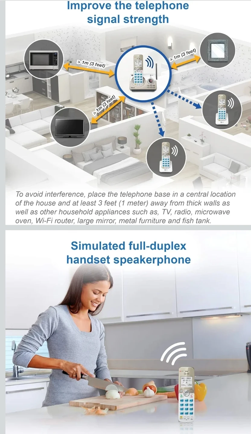 AT&T Smart Call Blocker Cordless Phone System - photo 3