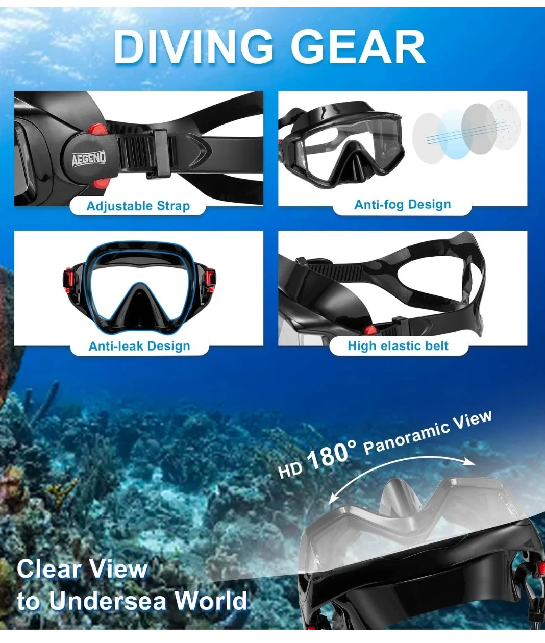 Set of 2. Legend Diving Mask and Snorkel Set of 2 - photo 5