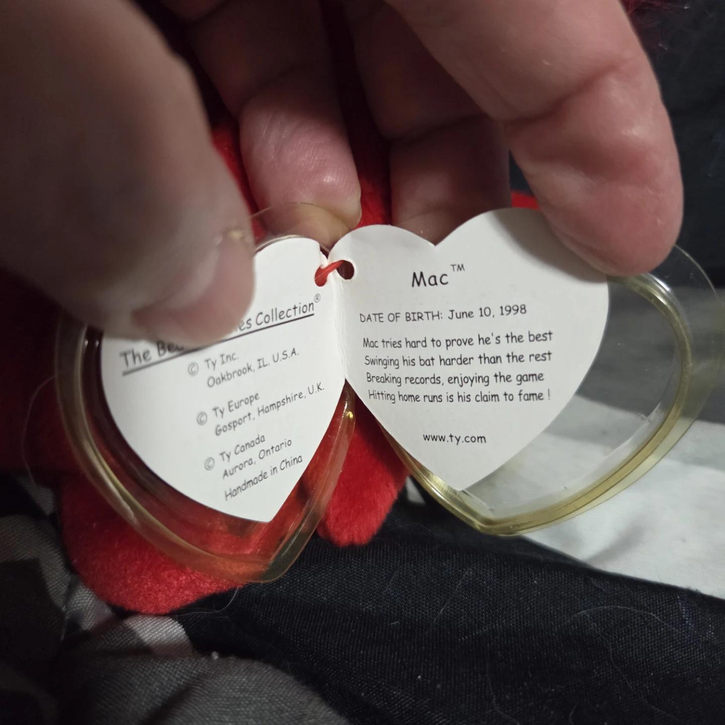 Ty Beanie Baby Mac the Cardinal - photo 3