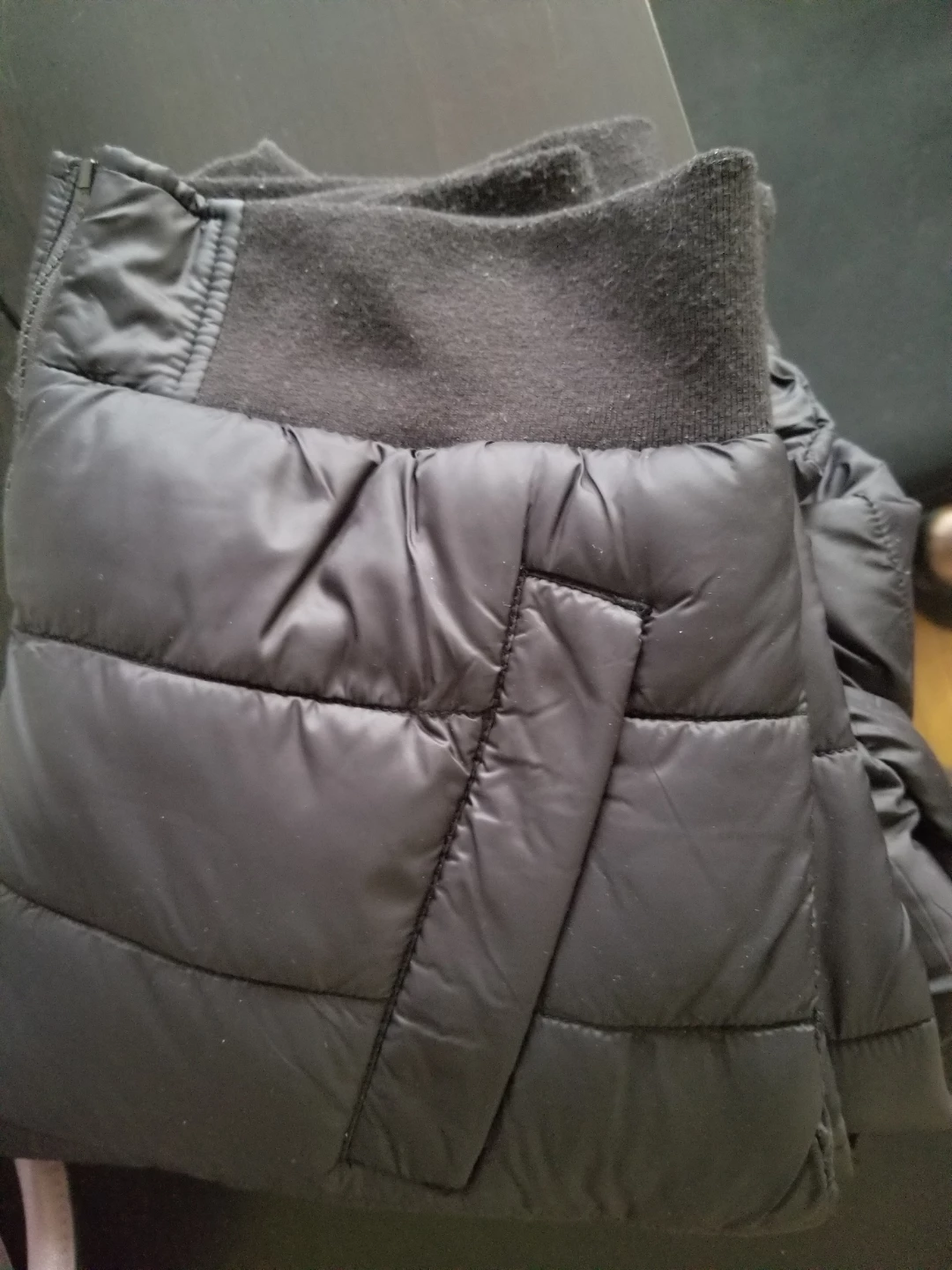 Garage Black Puffer Bomber Jacket - photo 3