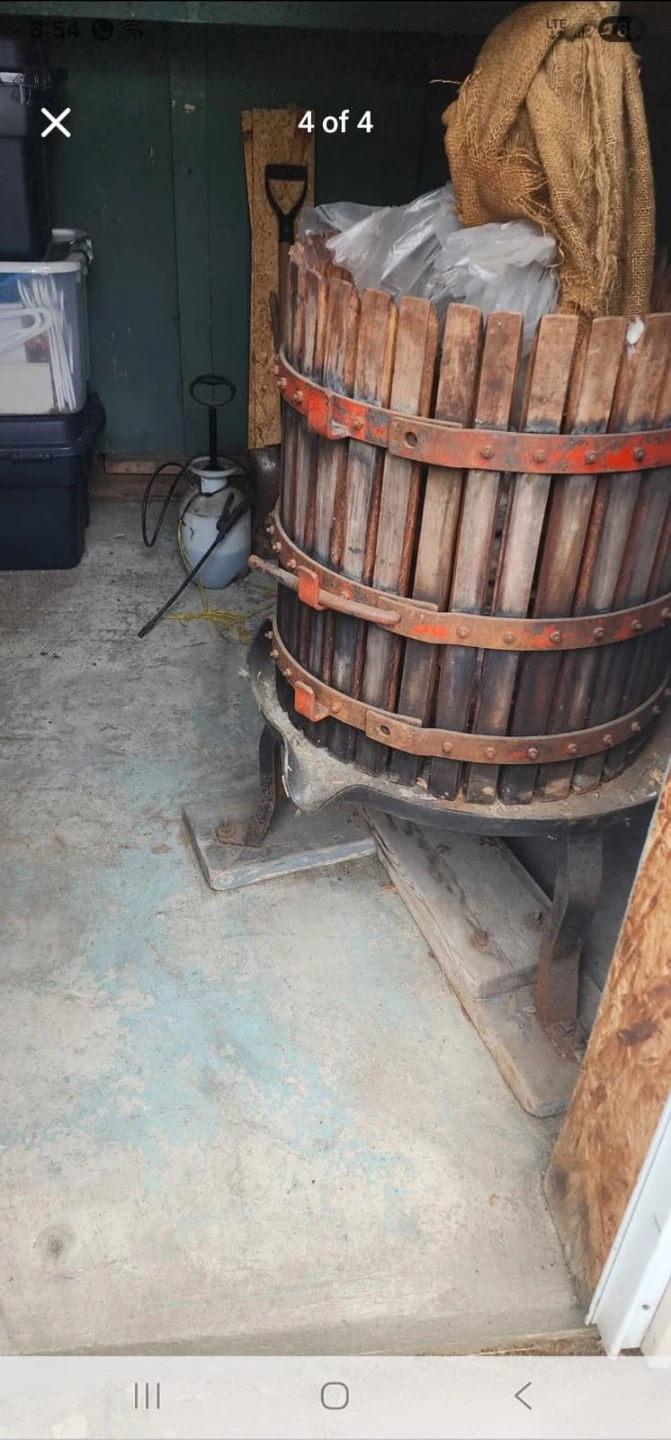 Vintage Wooden wine press