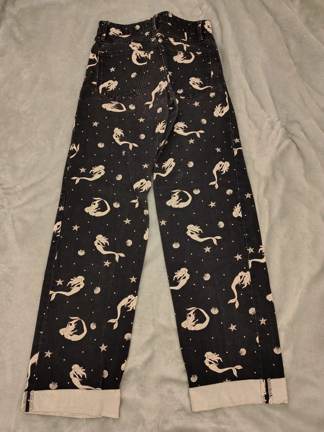ZARA Mermaid Print Jeans - photo 2