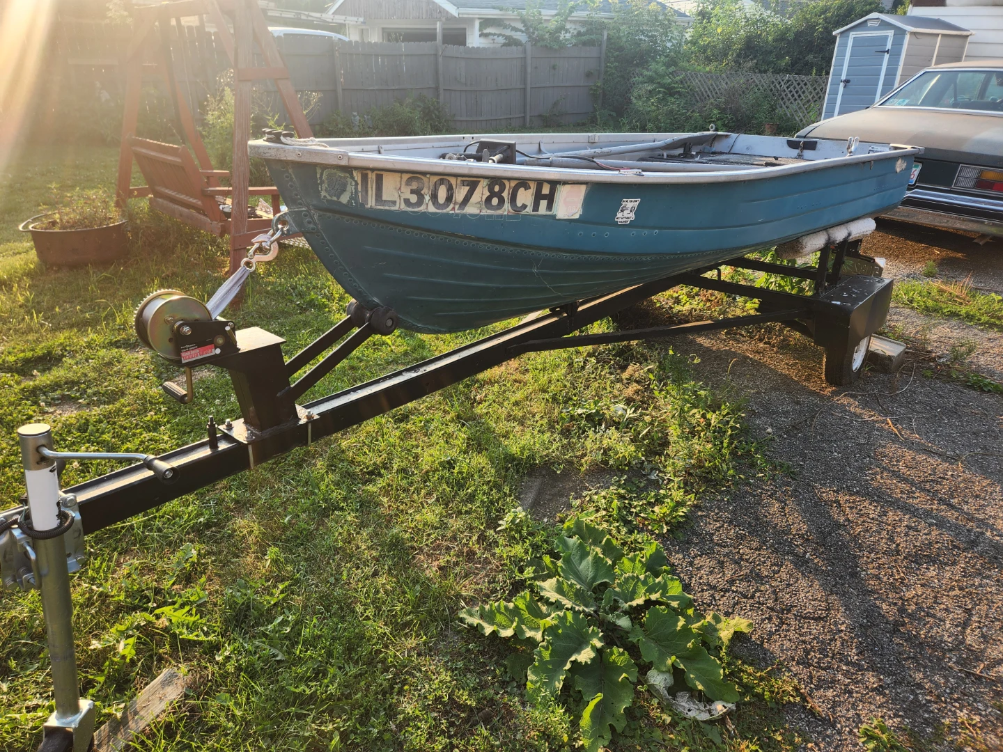 Aluminum Fishing Boat on Trailer - photo 3