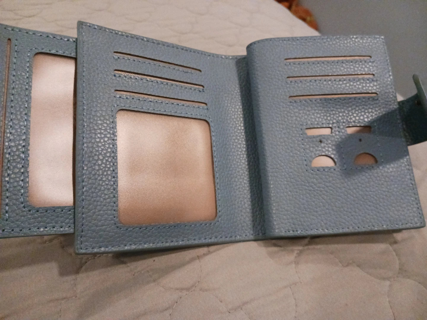 Blue Trifold Wallet - photo 2