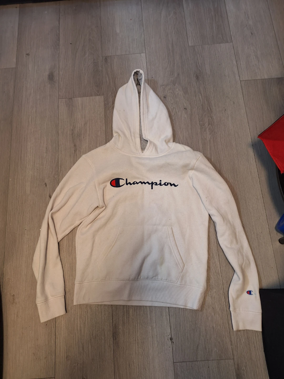 Champion Authentic Athletic Hoodie - White - Size L