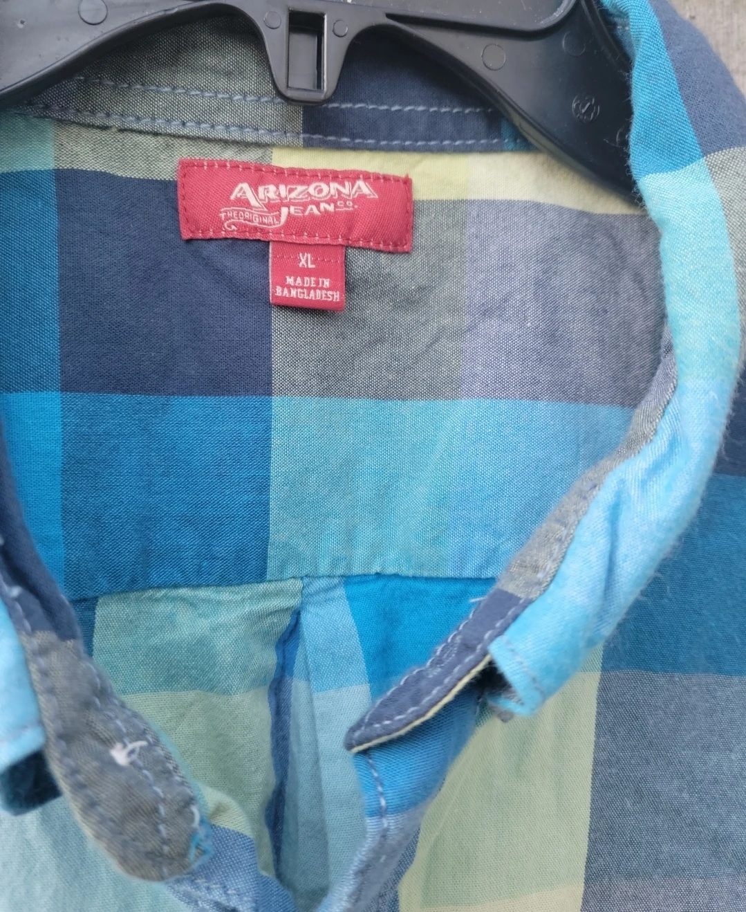 Arizona Jeans Co. Plaid Short Sleeve Button-Up Shirt XL - photo 3