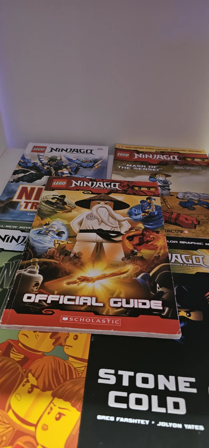 9 LEGO Ninjago Books (includes Official Guide Book) - photo 3