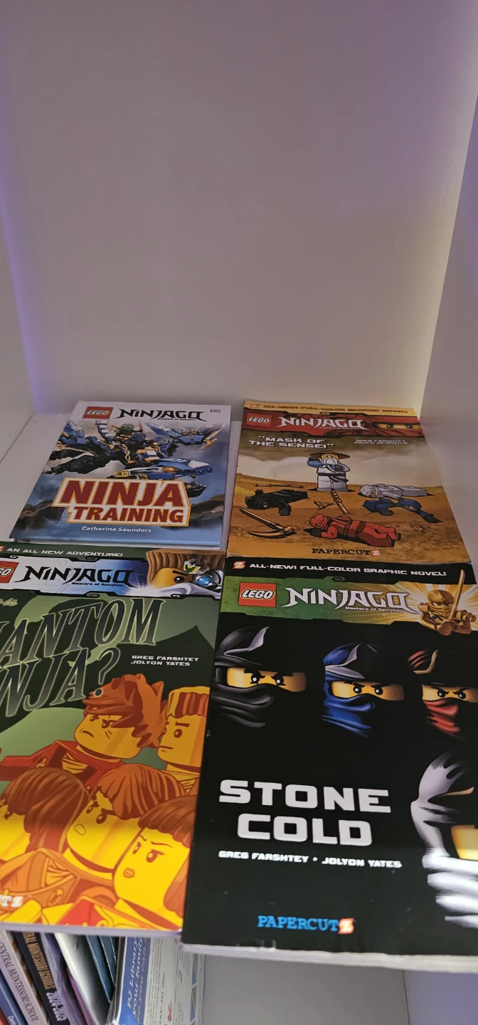 9 LEGO Ninjago Books (includes Official Guide Book) - photo 4