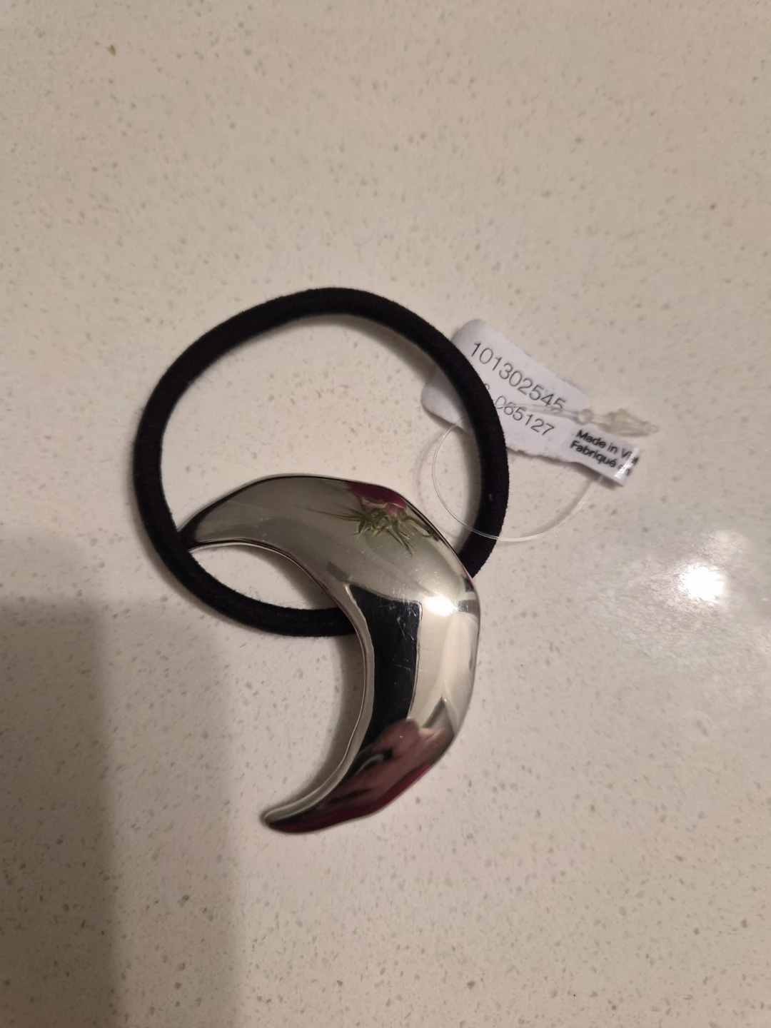 Free People Silver Crescent Moon Hair Tie