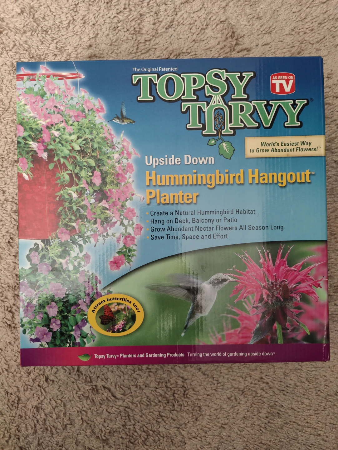 Topsy Turvy  Hummingbird Planter🥕