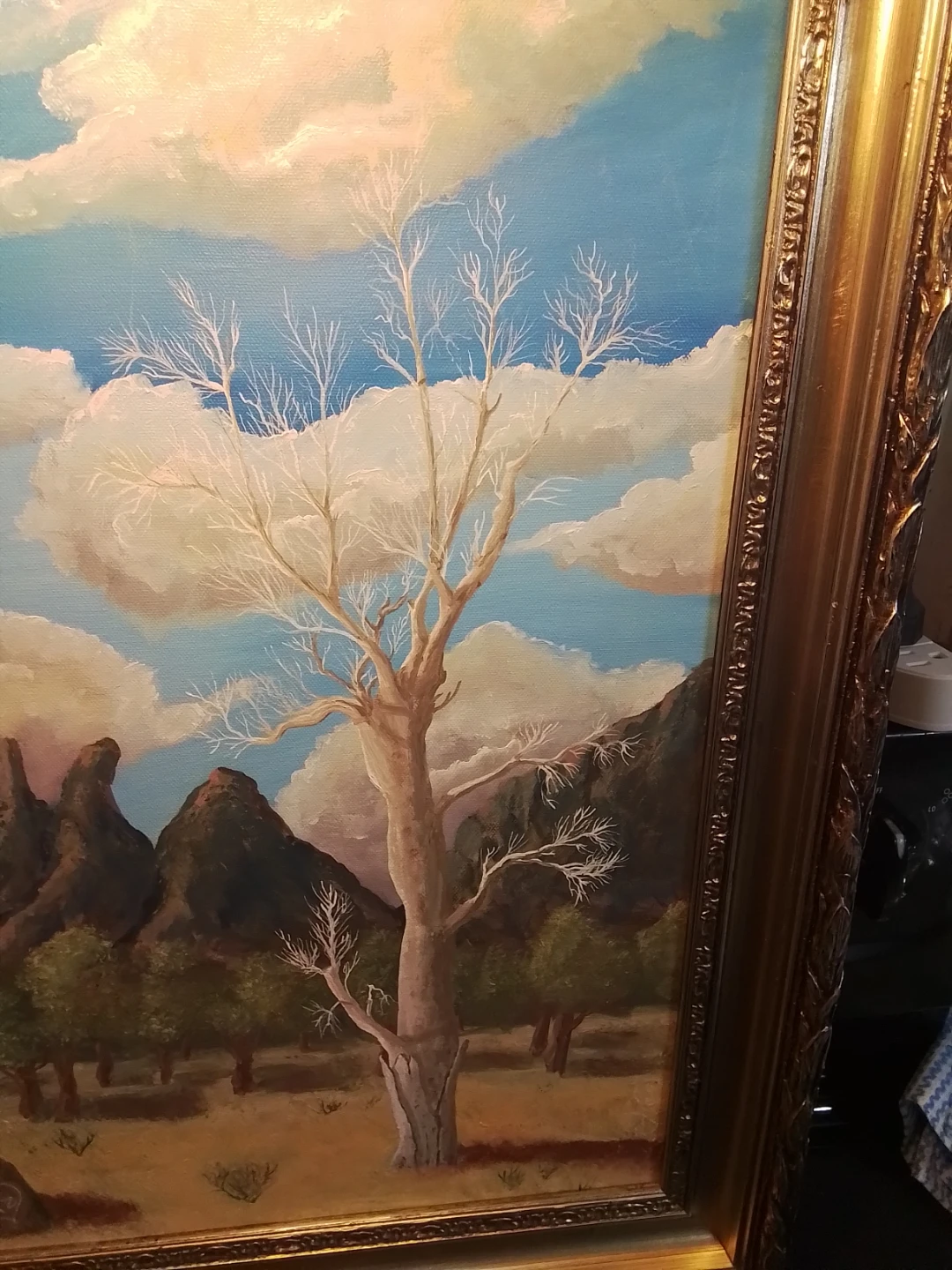 Oil on Canvas Landscape Painting Signed AZ 21x25" - photo 3