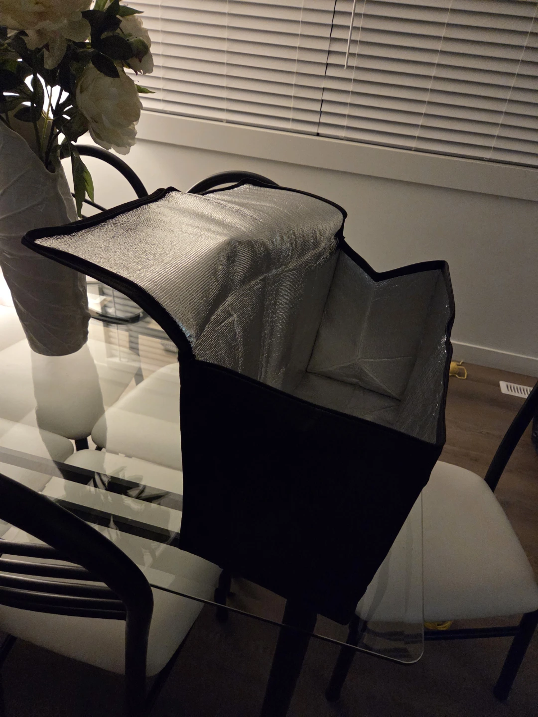 Black Insulated Cooler Bag