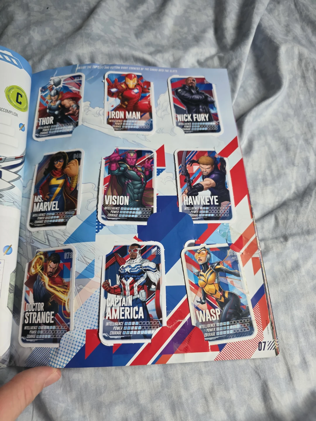 Marvel Go On A Mission Card Album - All Cards - photo 2