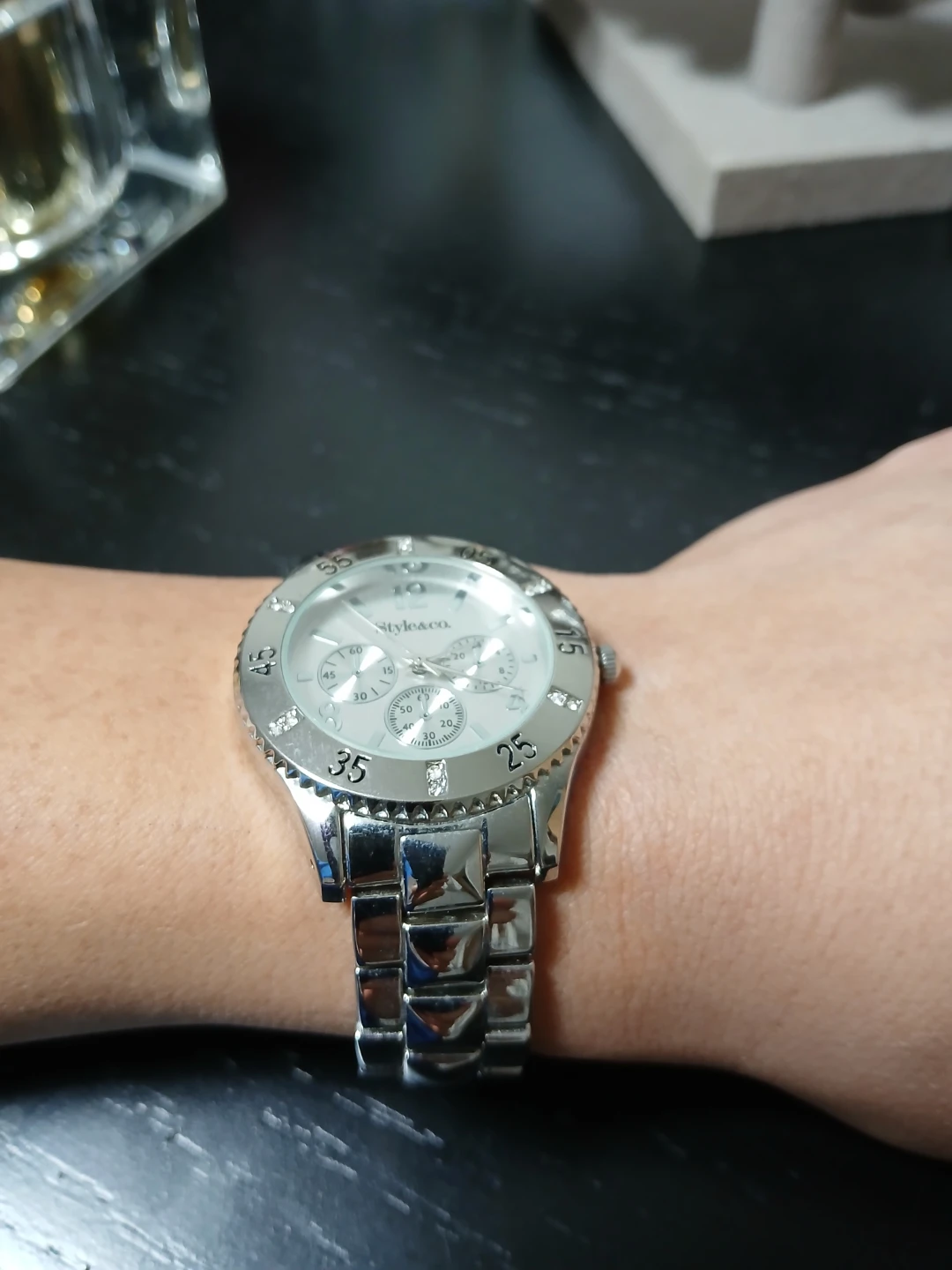 Style & Co. Women's Silver tone Watch with Rhinestones - photo 4