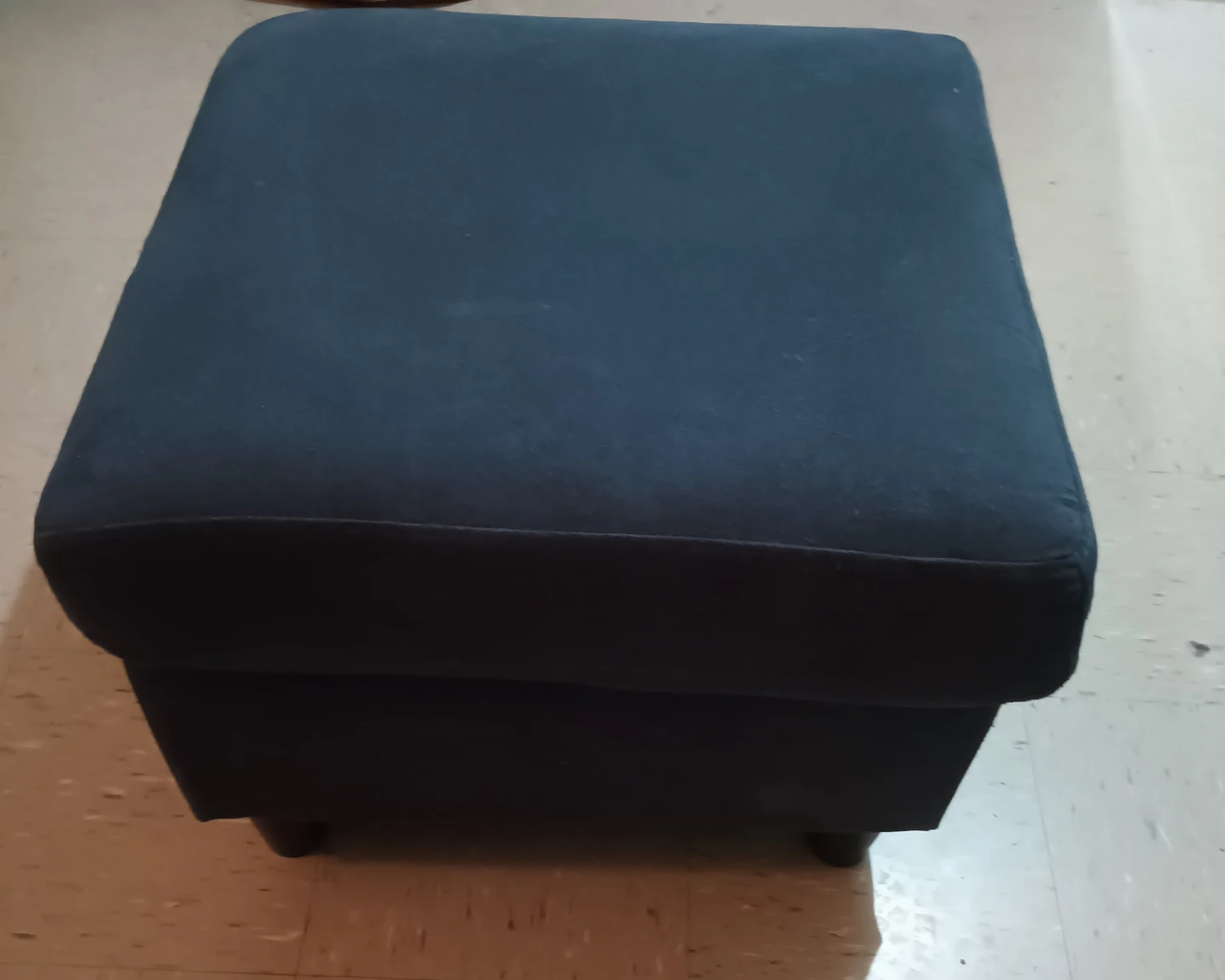 Blue ottoman (wayfair)